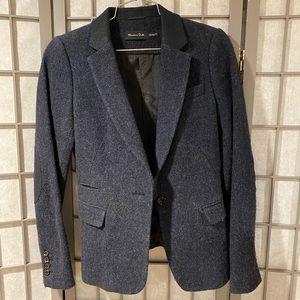 Dark Blue suit jacket in 100% wool.